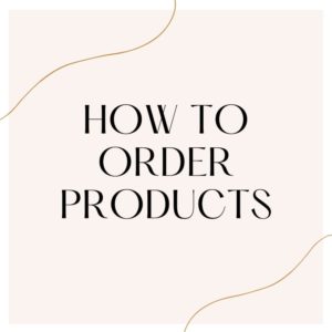 How to order products